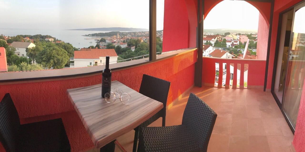 Apartmani Zuzic Krk Town Exteriör bild